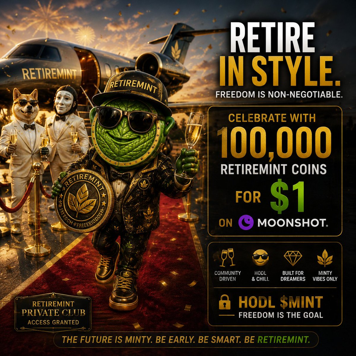 $RetireMINT on Moonshot (@RETIREMINTCOIN) / Posts / X