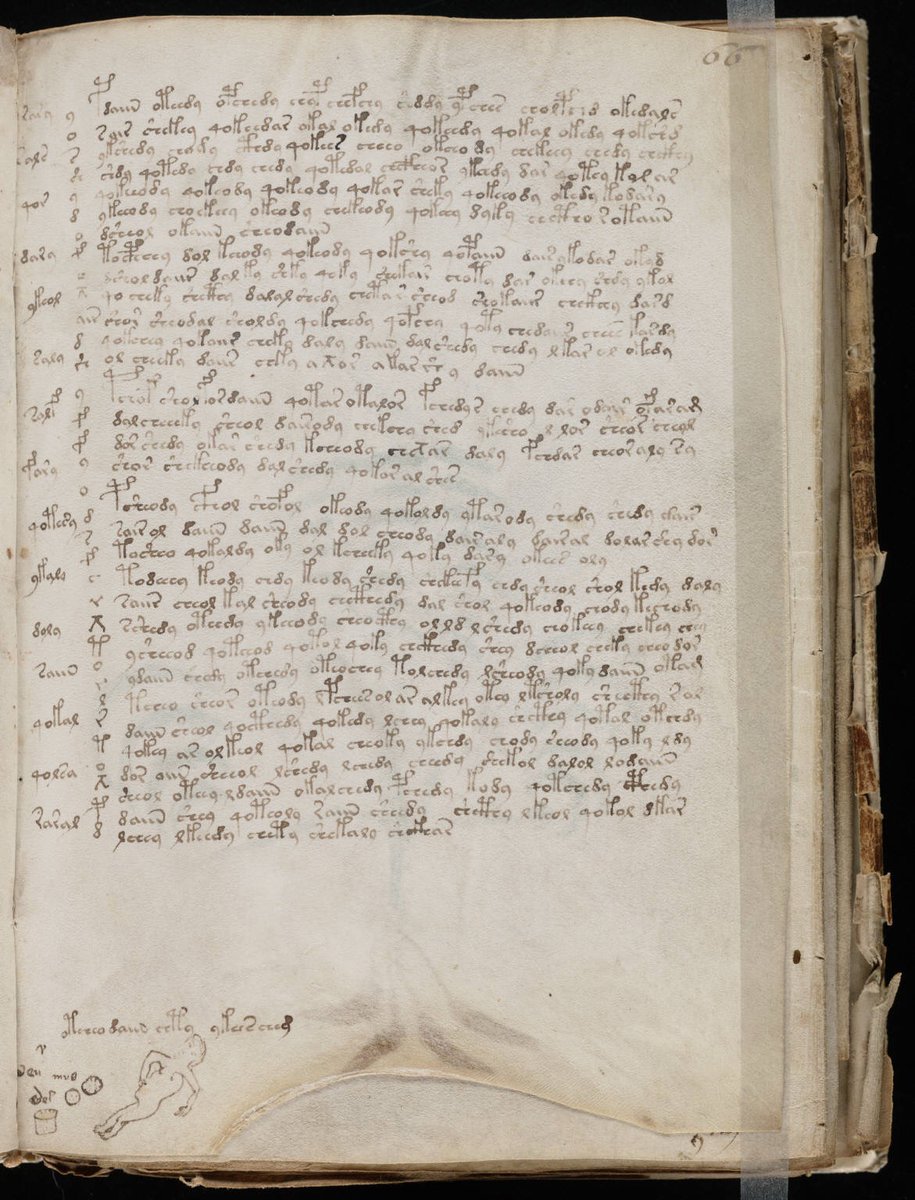Megalithic12000's tweet photo. There is a book at Yale University that nobody has ever been able to read in 600 years.

It is called the Voynich Manuscript, kept in the Beinecke Rare Book and Manuscript Library, and the vellum it is written on has been carbon-dated to between 1404 and 1438.

The text runs across 240 pages in a flowing script called Voynichese that does not match any known language system or cipher anyone has been able to decode.

🔹600 years unread
🔹Held at Yale as MS 408
🔹240 pages in an unknown script
🔹Carbon-dated to vellum from 1404 to 1438
🔹Drawings of plants never matched to real species

WW2 codebreakers, modern AI systems, and professional linguists have all attempted to crack it across 6 centuries, longer than the printing press has existed.

Not one has produced a translation that holds up under scrutiny.

And what makes this impossible to dismiss is that peer-reviewed statistical analysis shows the text displays properties consistent with a real language, with consistent word frequencies and grammatical patterns that gibberish cannot easily fake.

So somebody, sitting in early 15th-century Europe, wrote 240 pages of something real, in a script nobody has ever cracked, and we still do not know who or why.

What happens to a society when one of its books outlives everyone capable of reading it?