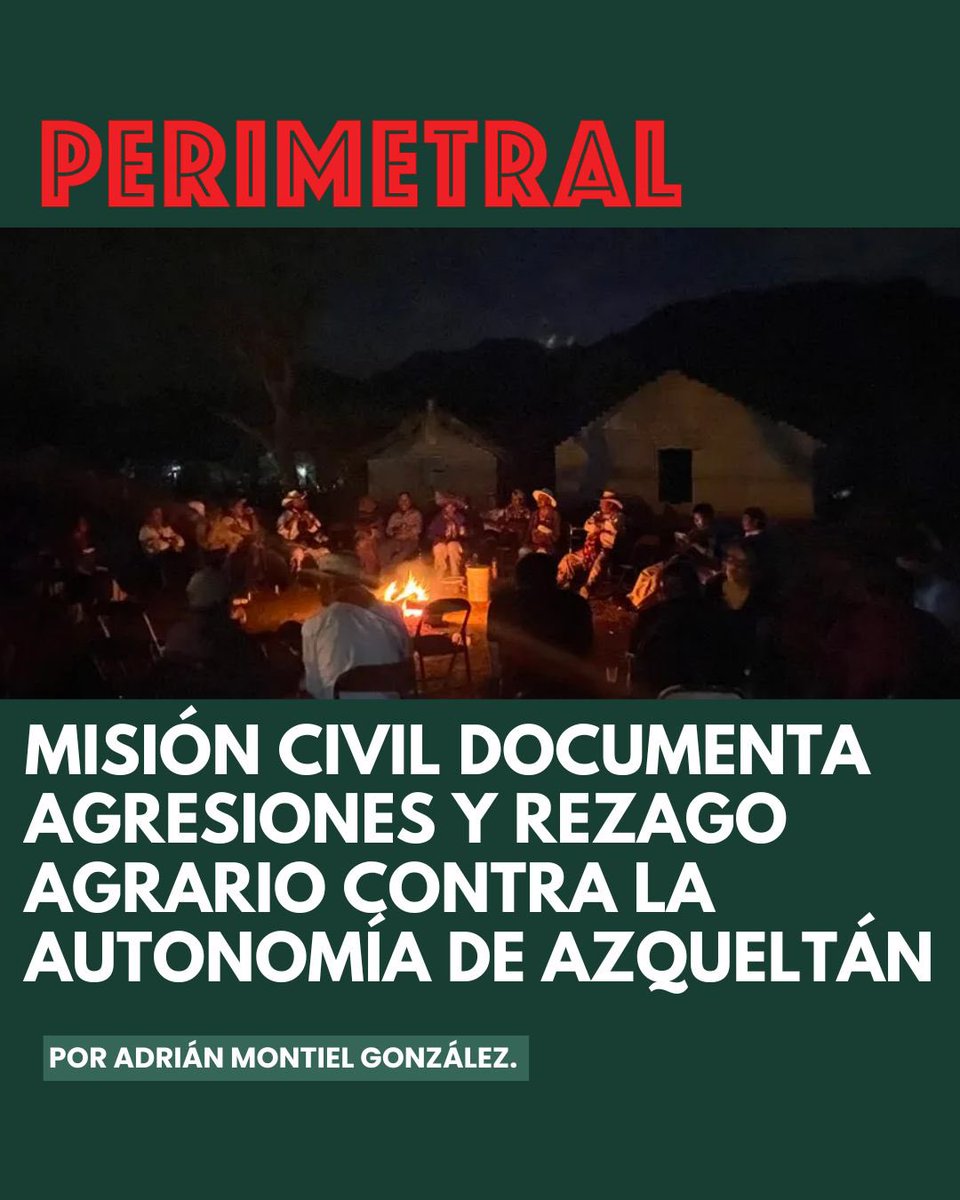 perimetralp's tweet photo. Esta #Provicaciondelasemana se concentra en la palabra de los pueblos.

Mientras en Atzqueltán no haya justicia, mientras cualquier día el paramilitarismo ataque a sus defensores y mujeres con hijos tengan que desplazarse, nada de lo que diga la clase política importa. https://t.co/gD5gkWn16l