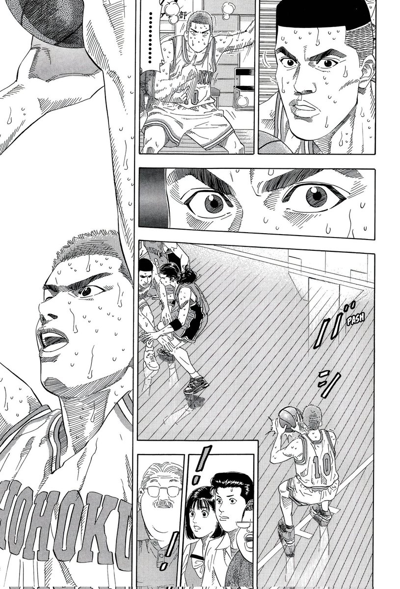 KromoVANS's tweet photo. 209 capitulos tarda Sakuragi en hacer un tiro limpio esta historia es lo más grande que hay, el festejo con Anzai 🙏🏻 https://t.co/pyJ9MUHoXt