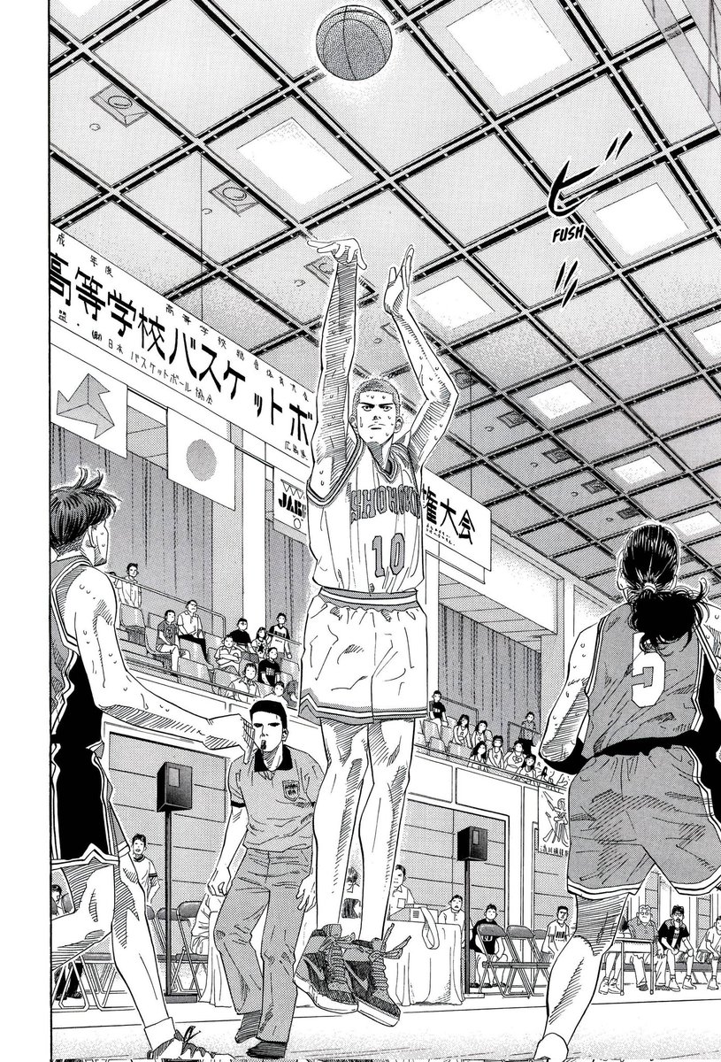 KromoVANS's tweet photo. 209 capitulos tarda Sakuragi en hacer un tiro limpio esta historia es lo más grande que hay, el festejo con Anzai 🙏🏻 https://t.co/pyJ9MUHoXt