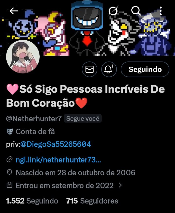 🩷Só Sigo Pessoas Incríveis De Bom Coração❤️ tweet media