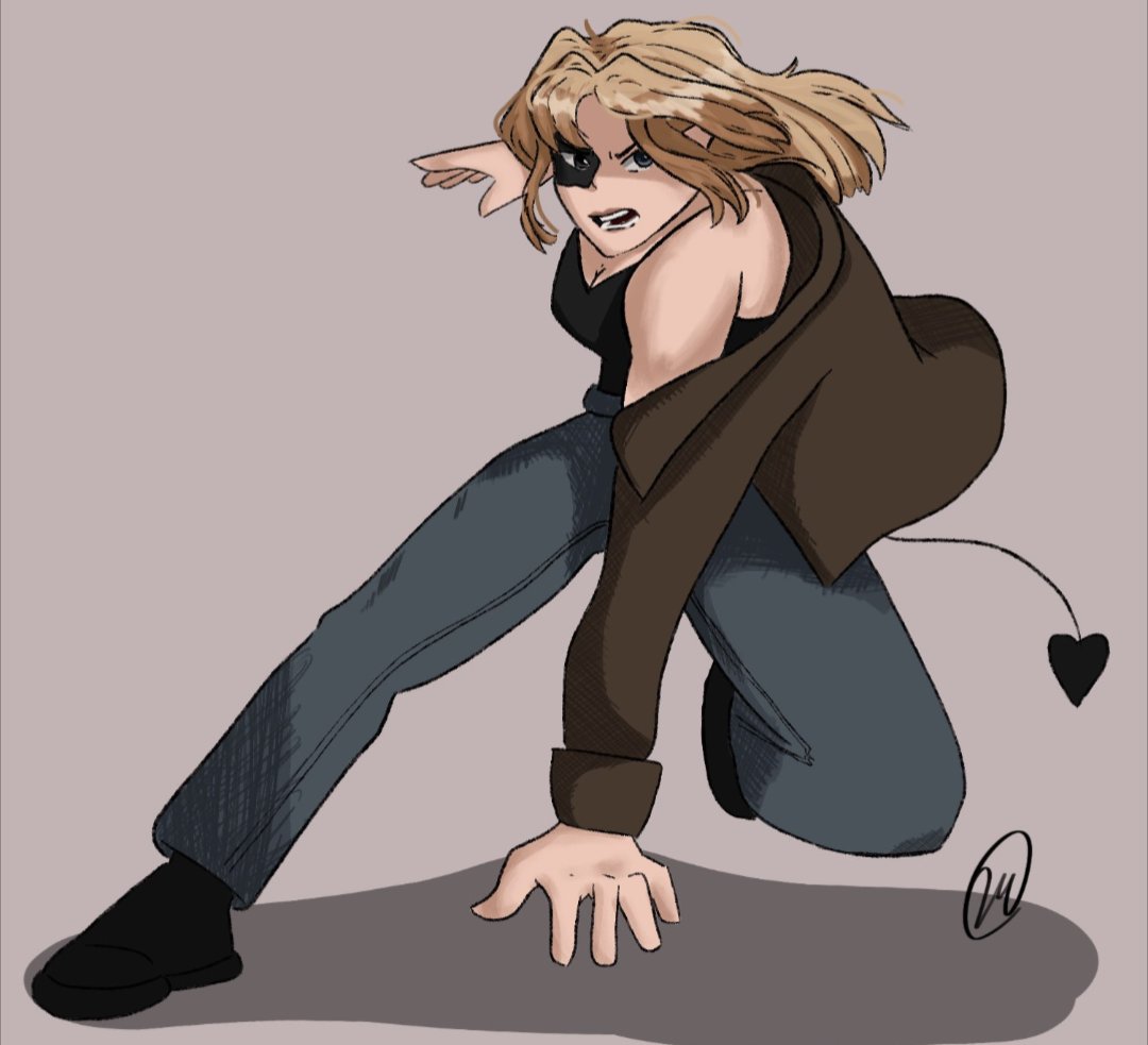 BlondieRay_'s tweet photo. I haven't posted on here in forever.. Here's my 2026 redraw of an OC I made compared to the original and the 2025 version!! 
#redraw #drawing #artwork #csp #OCㅤㅤ https://t.co/IC3ViE61Ld