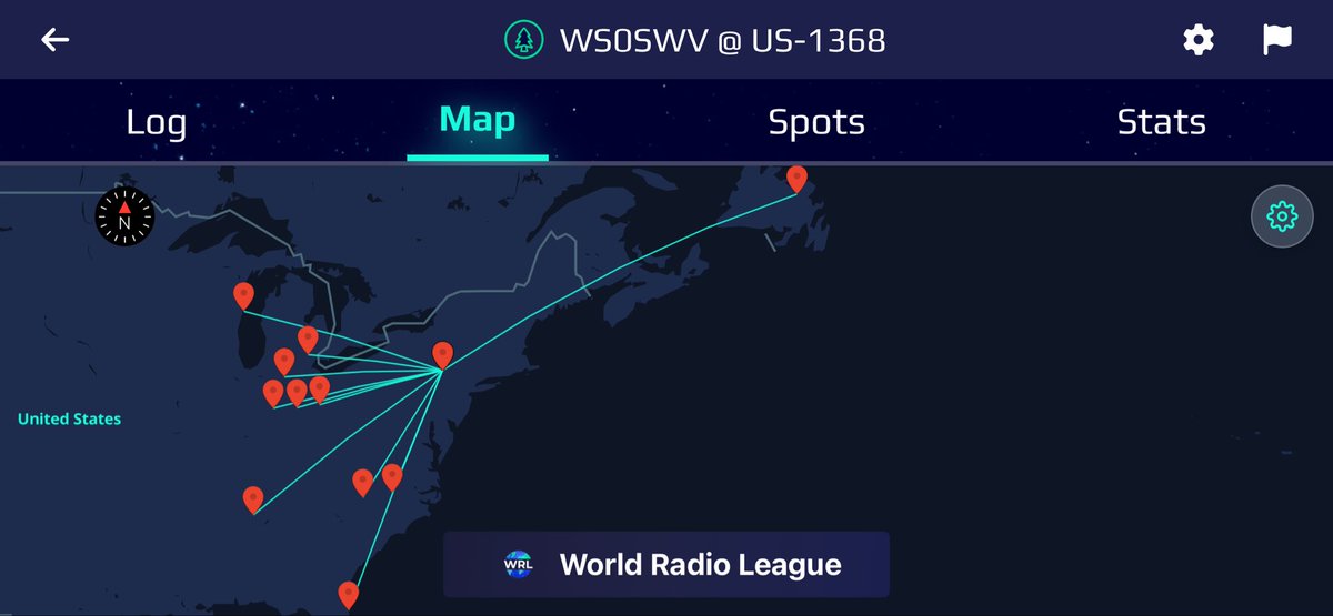 WS0SWV's tweet photo. Another nice morning activation of Lackawanna State Park.  Slow and the bands seemed a little sloppy.  I did manage to log 11 Qs with one to Nefoundland first thing.  Had to QSY several times with other stations calling CQ on my freq (I assume they just couldn't hear me at 10W). https://t.co/DpcmUl28jM