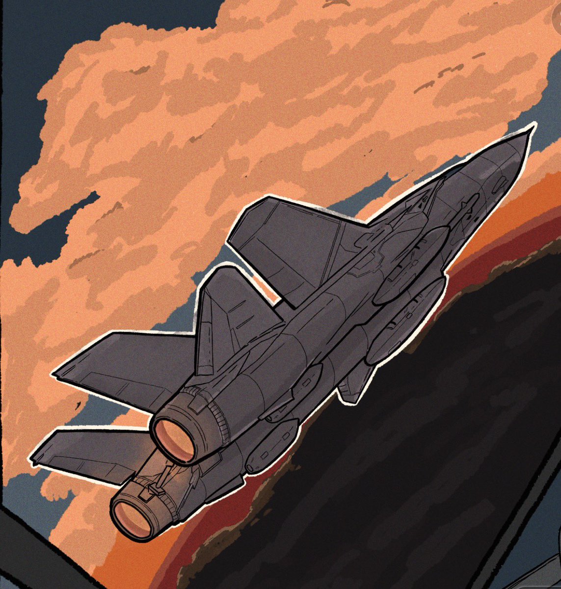 zerawooo's tweet photo. Fighter jet!! https://t.co/gtgvcQAYwn