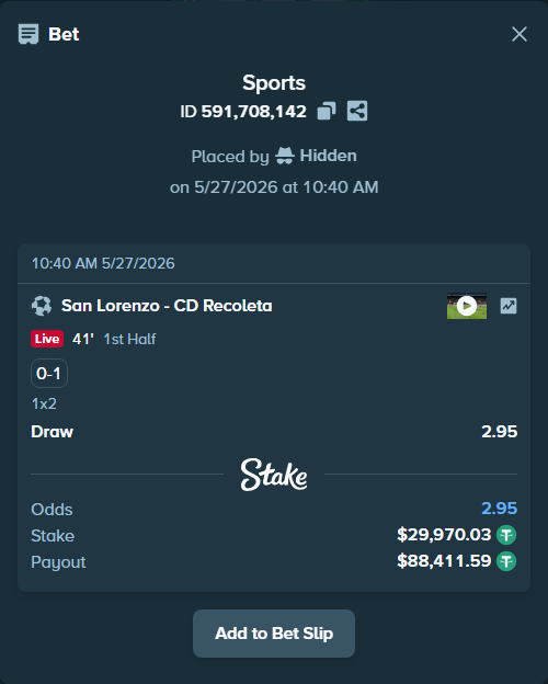 Stake High Roller tweet media