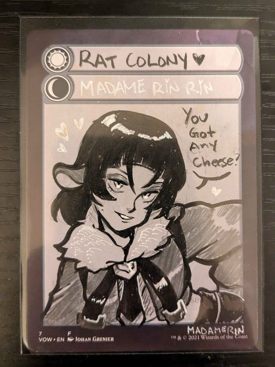 Goldengoron's tweet photo. I just wanted to thank the artists at Combo Breaker that drew some Rat cards for me! 
@ireneylee 
@asunnydisposish 
@Art_of_MAS 
@MadameRinRin https://t.co/FISkOYKNIi