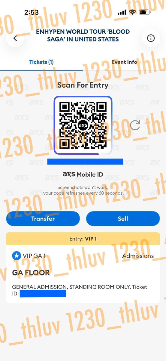 1230_thluv's tweet photo. SELLING (1) VIP1 BLOOD PACKAGE 
ENHYPEN in LAS VEGAS (Last Vegas ticket) 

ENHYPEN Blood Saga World Tour  

SOUNDCHECK + SEND OFF
VIP1 Ticket

WTS Sell
VIP Standing

August 1
T-mobile Arena 

MUST DM with Offer.
Not for trade.

Have ticket proofs &amp; past sales. https://t.co/mdPWbXcPLy