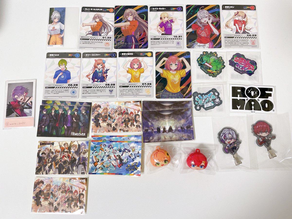 wara_ko85's tweet photo. 【交換 譲渡】にじさんじ

譲:画像参照

求:リトリン異種>定価（希望額）+送料

郵送もしくは手渡し
一部同額抱き合わせ
お気軽にお声掛けください。 https://t.co/xt9bTKaTuh