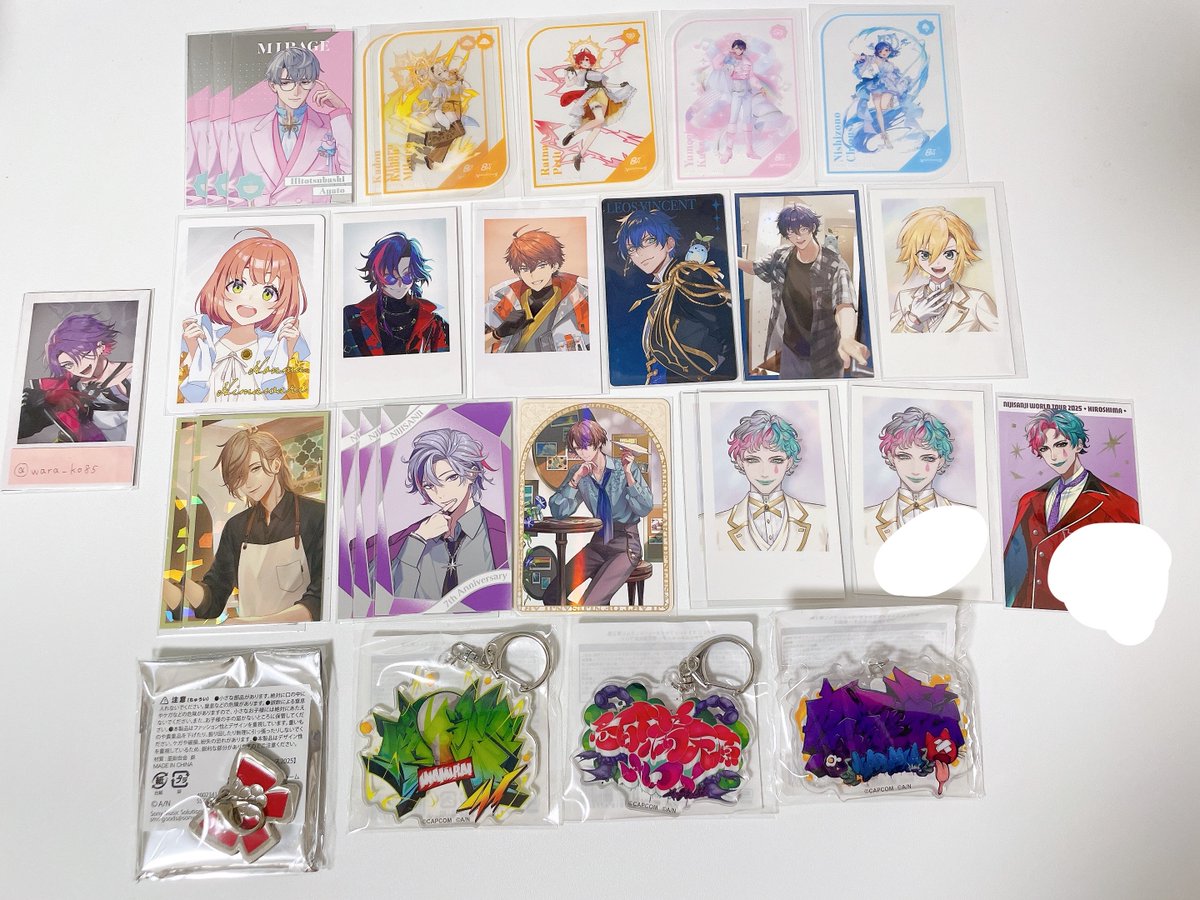wara_ko85's tweet photo. 【交換 譲渡】にじさんじ

譲:画像参照

求:リトリン異種>定価（希望額）+送料

郵送もしくは手渡し
一部同額抱き合わせ
お気軽にお声掛けください。 https://t.co/xt9bTKaTuh