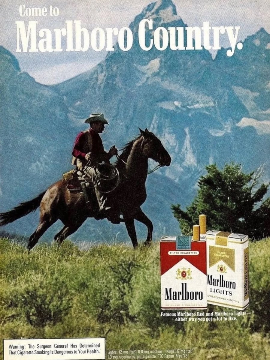 nicotinearchive's tweet photo. Marlboro cigarette ad archive https://t.co/Qd2C1ThQzE