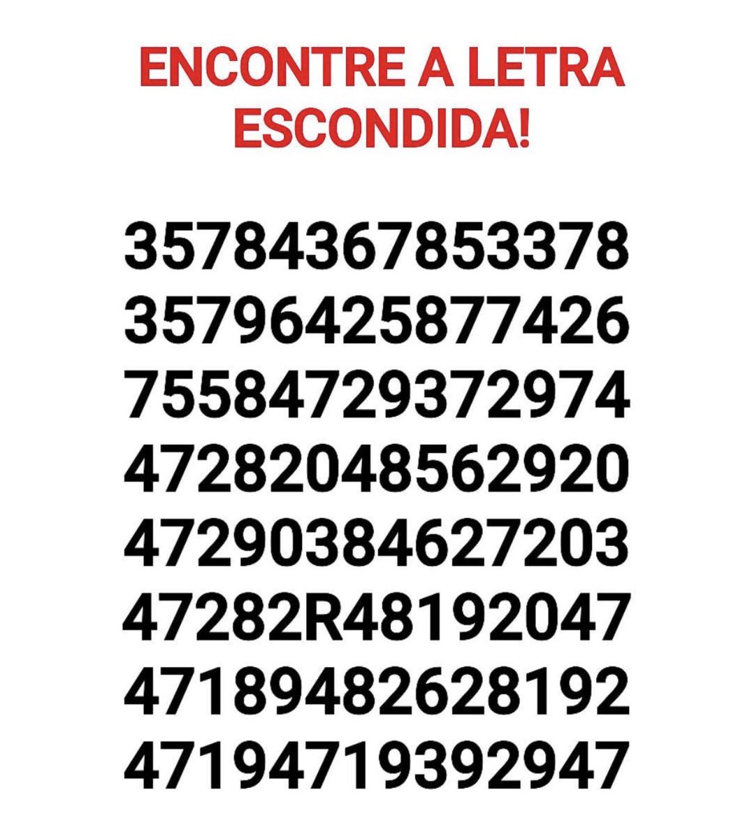 WanderValero's tweet photo. Teste de visão. https://t.co/v34uKKYffY