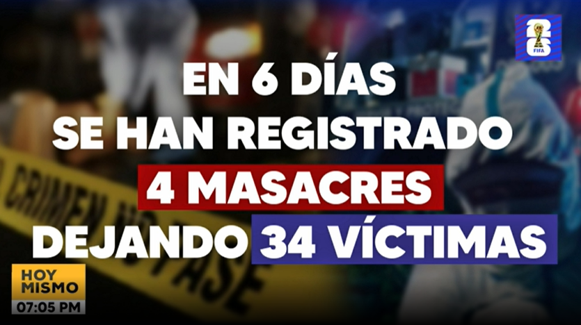TSiHonduras's tweet photo. 🔴¡Urgente! 4 masacres en 6 días dejan 34 víctimas en el país. https://t.co/1U9EKm0q4O