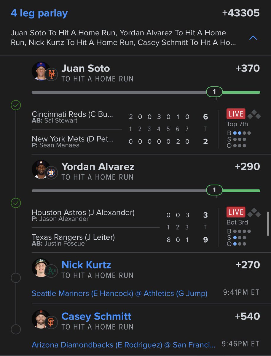 _dreamteambets's tweet photo. $500 TO SOMEONE WHO LIKES &amp; RT WHEN WE CASSHHHH 👀👀👀

VIP COOKIN RIGHT NOW 😈

Soto ✅
Yordan ✅ https://t.co/ISQNJZ0PVS