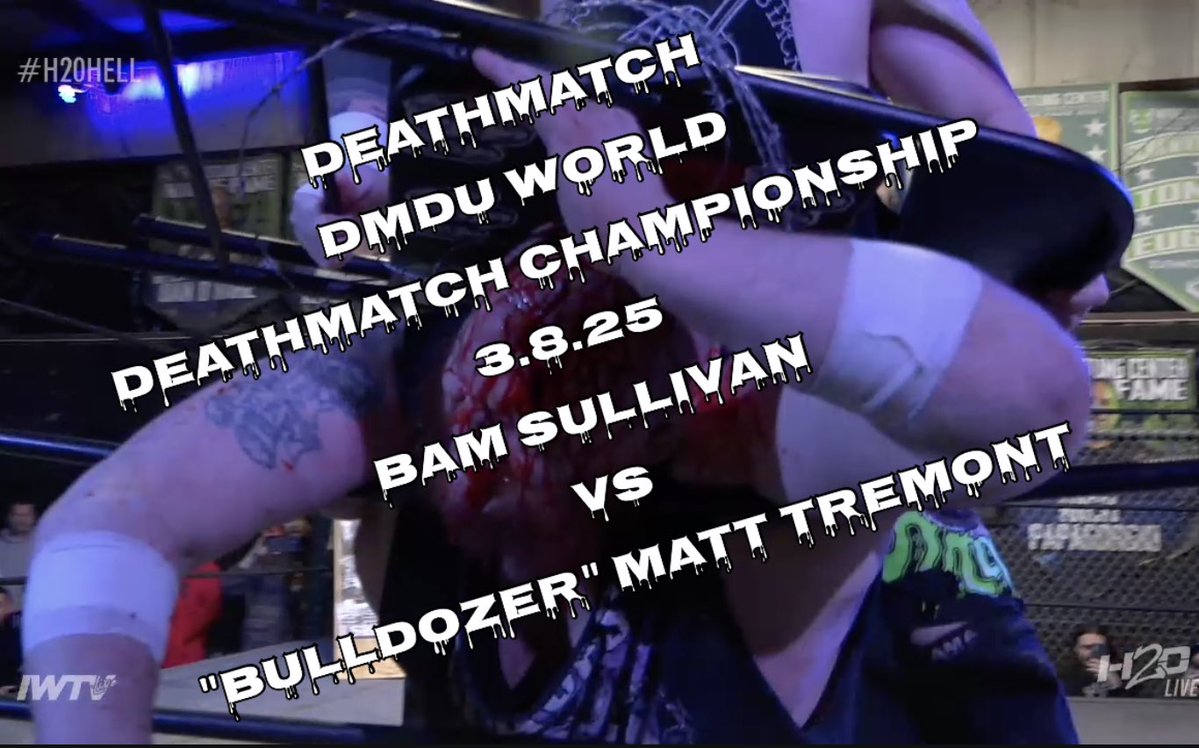 Tremont07GCW's tweet photo. Just Dropped on the Bulldozer YT Channel

FREE MATCH 
DEATH MATCH 

@DMDownunder 🌍 DM Title 

From March 8th, 2025 
H2O: Hell Comes to Williamstown 

@BamSullivan 
vs 
@Tremont07GCW 

 👉 https://t.co/uZRMBr3igW 

“LIKE” &amp; Subscribe https://t.co/RR7VTuOEev