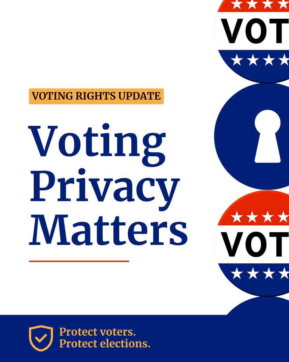 TurnoutPAC's tweet photo. Courts in Maine and Wisconsin dismissed DOJ efforts to force states to turn over detailed voter roll information. Voter privacy matters. State and local election officials matter. https://t.co/JDHv4C8M2z