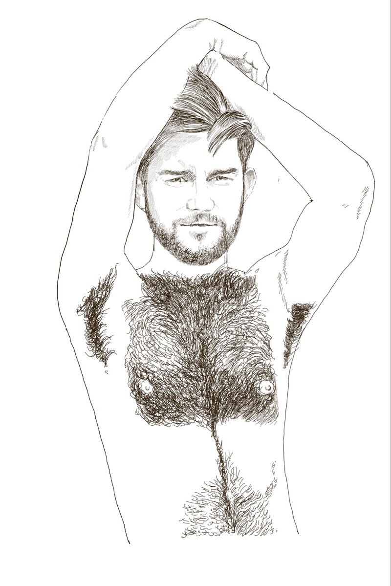 martindrawz's tweet photo. New art! My drawing of ultra furry ultra sexy Rik Barnett https://t.co/fpESnxjudE