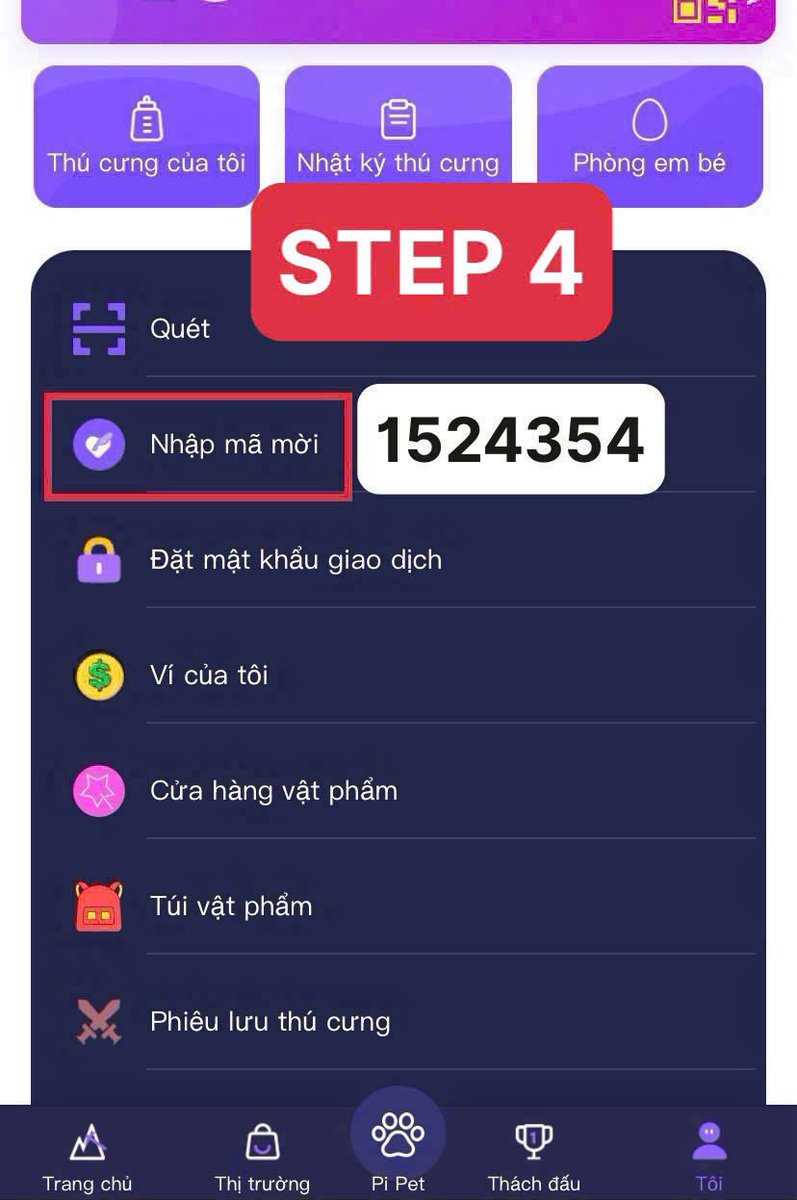 ryanscapital's tweet photo. Pipet (Pet for Pi) Dapp Top 3 Hệ Sinh Thái Pi Network
Tham gia sớm đừng bỏ lỡ cơ hội xxx tài sản
🎁 Nhập Mã mời Đại Sứ: 1524354
👉 Nhận thêm quyền lợi &amp; phần thưởng cho người mới @PiSuperChain  @PiCoreTeam  #pi  #pipet  #ryan #pinetwork https://t.co/nfJp6VrohA