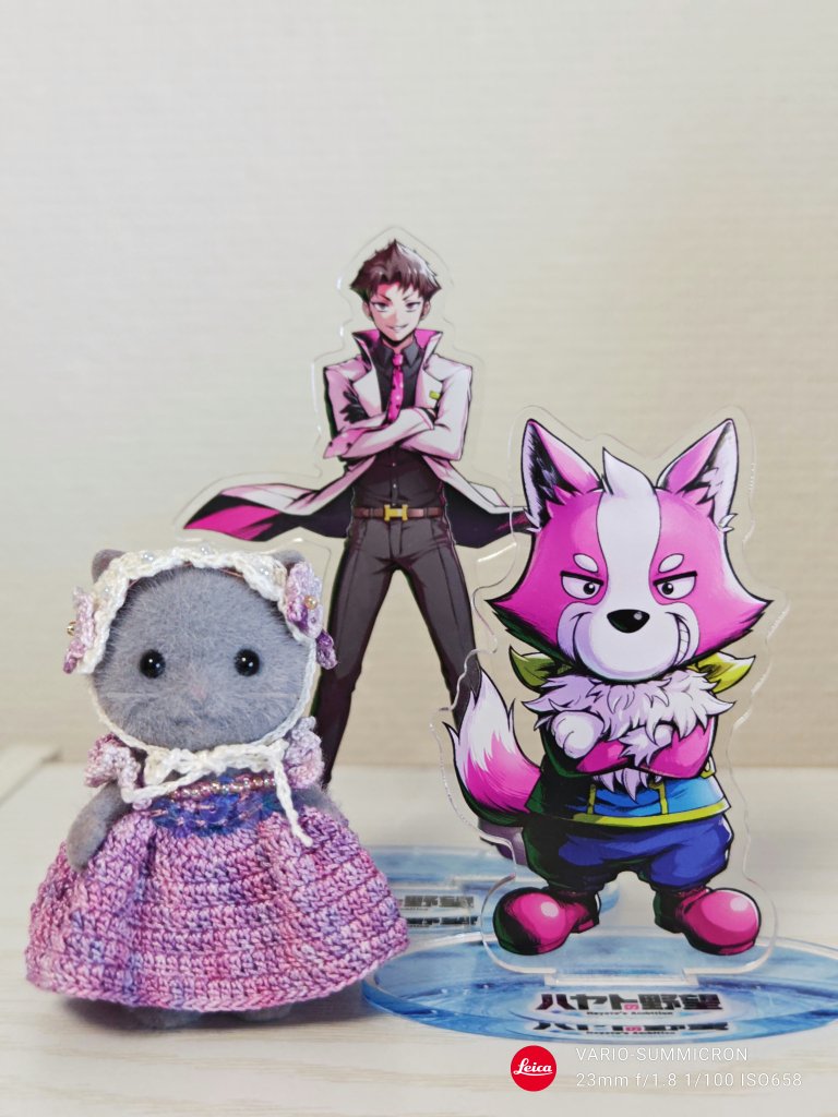 minmimonmo's tweet photo. 🐈‍⬛憧れのハヤヤボファミリーになりましたwww

手染めのレース糸でハヤトスカラーの服を編みました🧶これでいつでもお嫁に行けます(汚水は飲みませんw)

 #ハヤトの野望
 #シルバニアファミリー https://t.co/ZLENaZpsIJ
