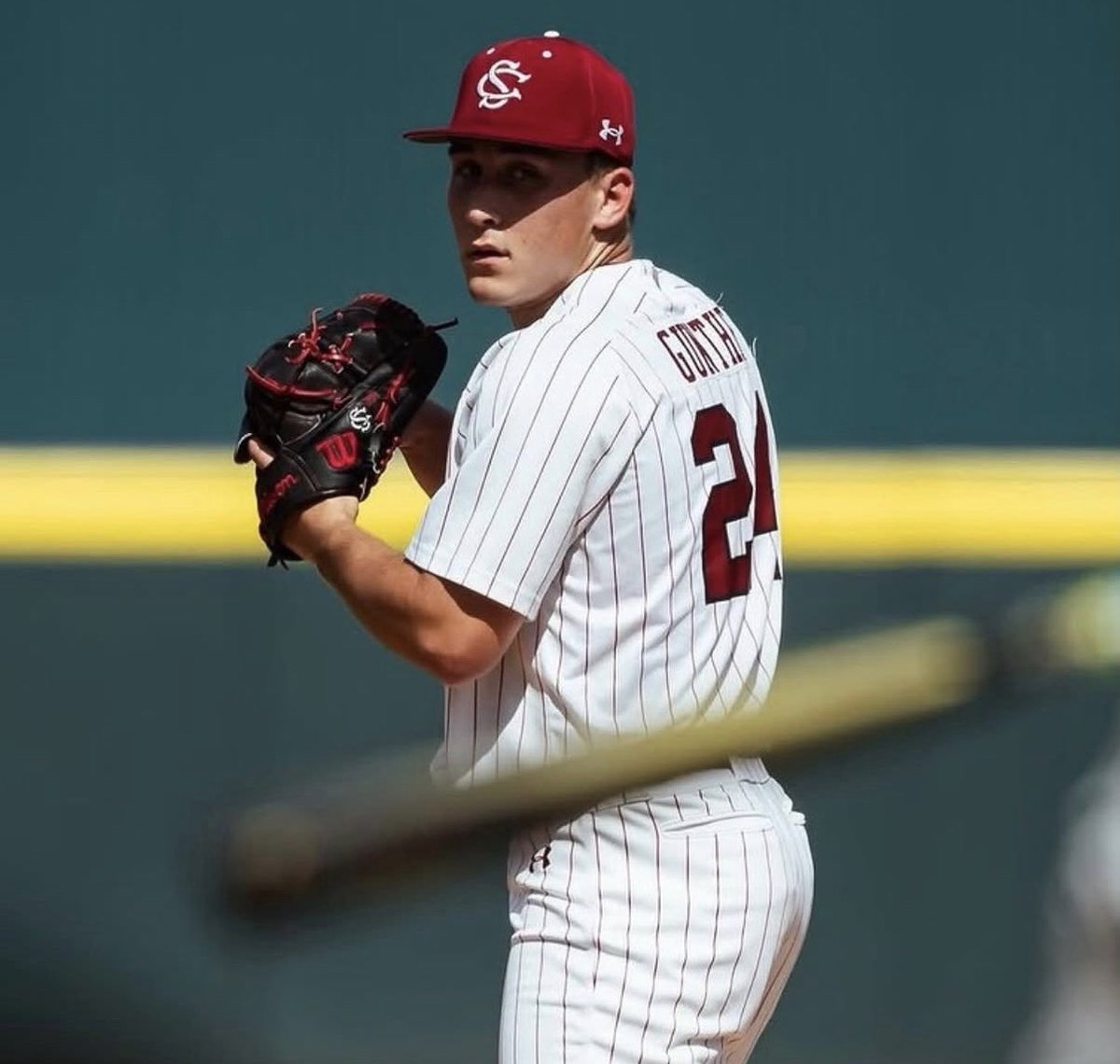 JoshGunther2's tweet photo. After consideration and discussion with my family I have elected to enter the transfer portal.
I am looking for a new opportunity to compete, continue my development, pursue my education. 
Finished with 37IP, 44K’s &amp; earned SEC pitcher of the week honors. https://t.co/rGrNPYqMHr