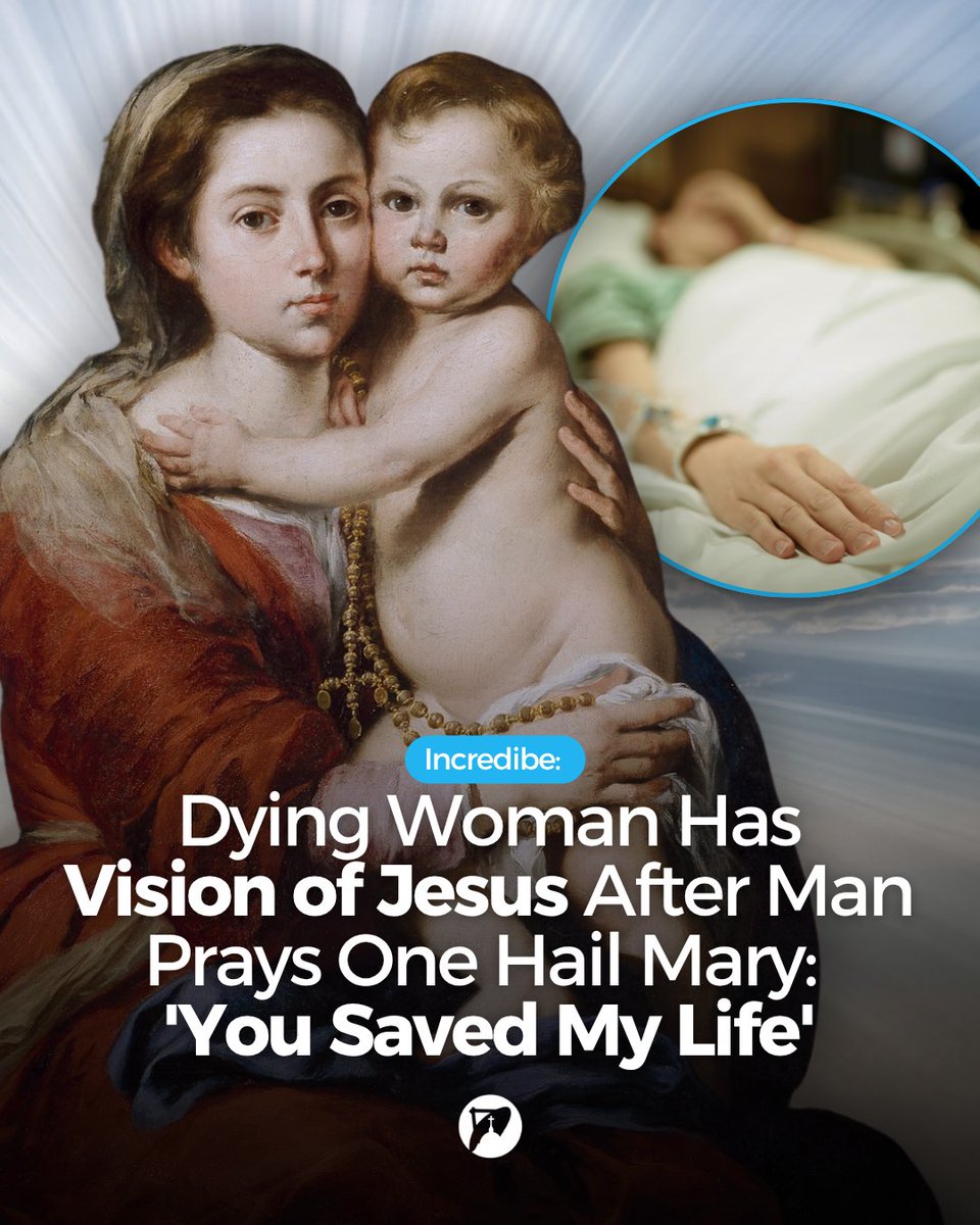Church_POP's tweet photo. Even praying one Hail Mary can save a life!

Father Joe Freedy of the Diocese of Pittsburgh, Pa., appeared on a series entitled, “The Rosary Series: Mysteries of the Rosary,” to describe a miraculous testimony from Green Tree, Pa. resident John Petrovich about the power of praying one Hail Mary.

Petrovich told the priest that while he “was jogging around a neighborhood he didn’t normally jog, he saw an ambulance in someone’s driveway.”

He thought, “I’m not a doctor. I don’t know whose driveway this is.”

“I just kept running,” he told Father Freedy. “I prayed one ‘Hail Mary.’ I didn’t think anything of it.”
The following week, Petrovich jogged in the same neighborhood and heard a woman calling. He continued running, and she “finally got his attention.”

She said, “You saved my life.”

Petrovich then responded, “We don’t know each other…How did I save your life?”

The woman responded, “No, I recognize your face. Last week, I was rushed to the hospital in an ambulance, and I was dying.

“I knew I was dying, and Jesus appeared to me. He held out His hand, and your face was on the palm of His hand. And Jesus said, ‘you were going to die, but because of the prayer of this man, you’re going to live.'”

Following this story, Petrovich describes the experience as “a jolt” in his prayer life.

“What a jolt that was for not only my prayer life, but my family’s prayer life,” he says.

“Our outlook on prayer itself, and especially prayers of intercession. When someone asks you to pray for them, or you volunteer to pray for somebody, you never know–you never expect how it’s going to work out, because in the end, it’s always God’s will,” he adds.

“But in a case like this, to have something that dramatic and profound –somebody to come up and tell you something like that–was more than enough to take me back and draw me even that much closer to praying to the Blessed Mother.

“Because as we all know, she is the direct line of intercession to her Son, Jesus Christ, in answering all prayers for everyone.”

Since the video's publication, the response has been overwhelming. The video received approximately 190 comments, 4,400 likes, and 260,000 views.

Countless users shared their feedback in the comments, including testimonies of the power of Our Lady and the Rosary in their lives.

"After watching this video, I pray Hail Marys all the time. If I see a homeless man, I pray one for him. If something annoys me, I pray a Hail Mary for it. It has changed my life for the better. Thank you for posting this video. God bless you," YouTube user Nicole Aprendiendo Violín commented.

"Absolutely amazing. I’m only 20 years old and wasn’t raised religious. But I became Catholic a couple of years ago, and again and again what’s becoming apparent is to have devotion to the Rosary," YouTube creator Brandon Danilition commented.

"This brought me to tears!" someone else wrote. "Thank you for sharing this! My kids and I always pray a Hail Mary every time we hear a siren, as we know help is needed. So powerful hearing how God is using those prayers!

Over the centuries, people worldwide continue sharing their miracles after asking for Our Lady’s intercession. 

Our Lady asks that we pray her rosary every day.

On July 13, 1917, Our Lady of Fatima told the three shepherd children,
“Say the Rosary every day in honor of Our Lady of the Rosary, to obtain the peace of the world…because only she can obtain it.”

Even if you find praying the rosary difficult, take comfort that there’s so much power in just one Hail Mary!

https://t.co/JKBSex9Rv5