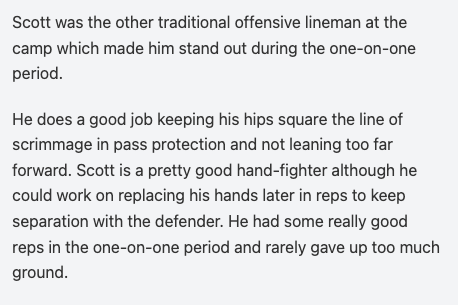 Jon_ScottOL57's tweet photo. Thank you for the article mention and write up. PRZ Exposure Series: Top Offensive Line Performers @PrepRedzoneCA @mikehuntley63 https://t.co/heLHidsAK6