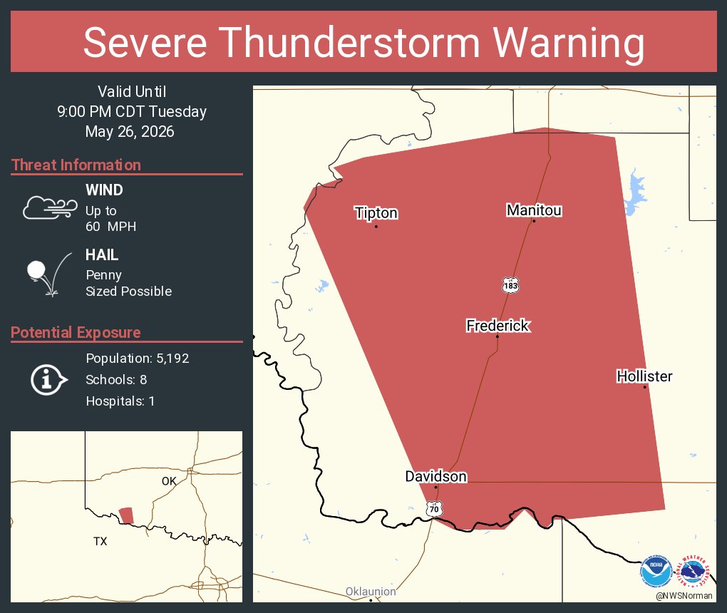 NWS Severe Tstorm tweet media