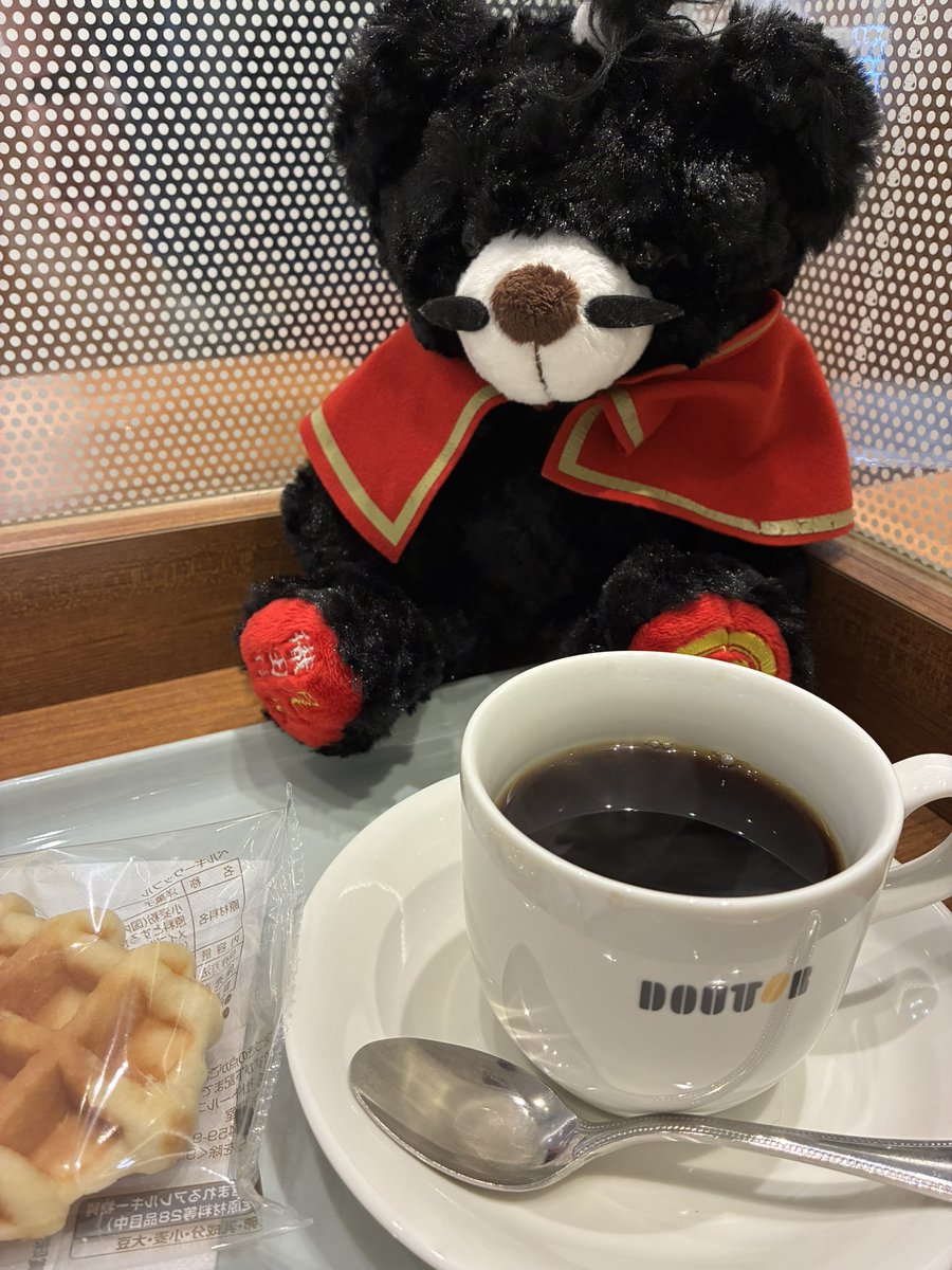 ちょっと一息… まだ水曜日かー🥲 #織田信長 #ご当地ベア #推しは今日も尊い
