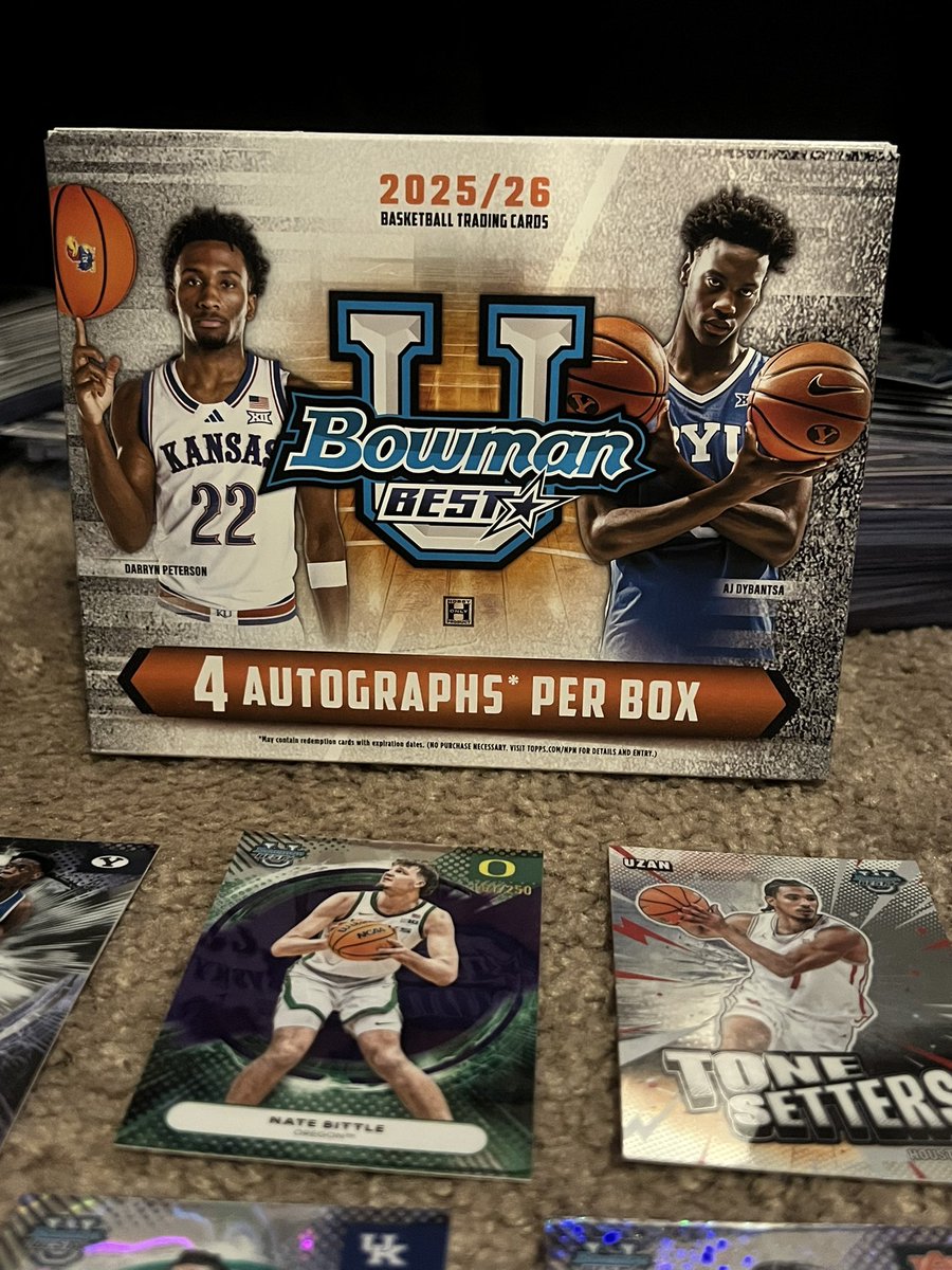 akapopszc's tweet photo. @CardPurchaser here’s the hits from tonight in the Bowman’s Best hobby box https://t.co/3xfdVS58ut