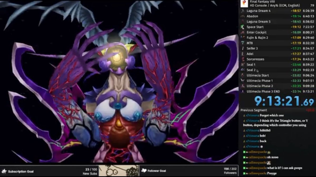 TiredPleb's tweet photo. Final Fantasy VIII
New PB 09 : 13 : 21
EzCM / Any% /HD Console
https://t.co/AWJljGuWFh https://t.co/U2alTbl168