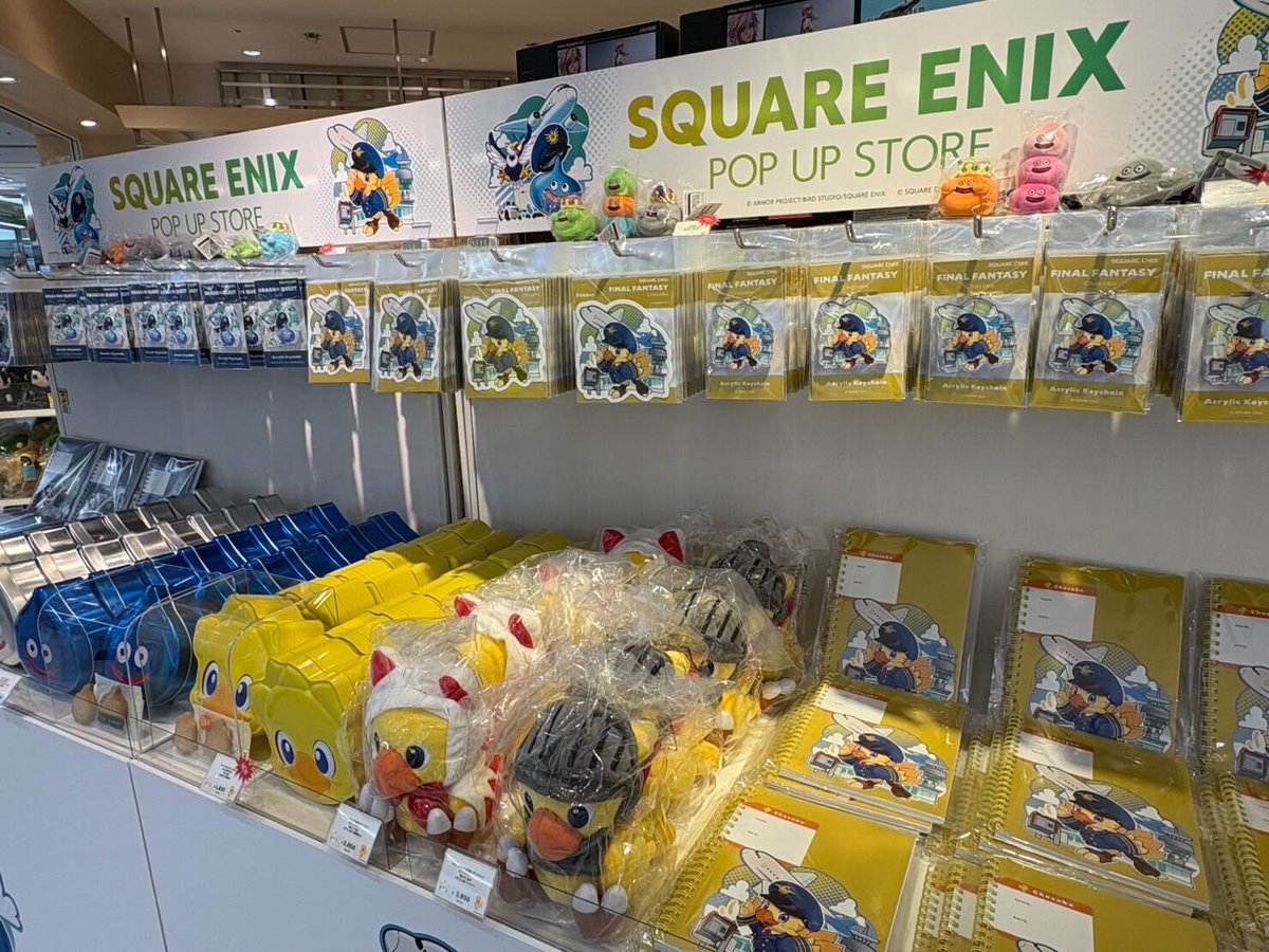 ✨✈️「SQUARE ENIX POP UP STORE」が成田空港第2ターミナルに期間