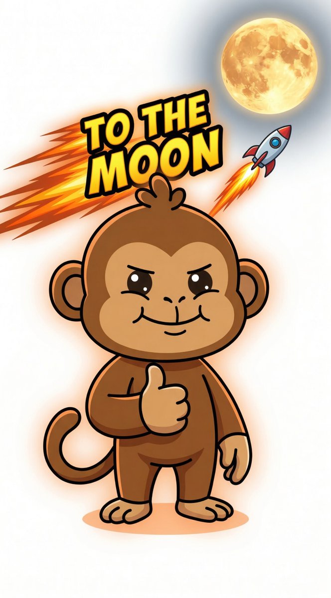 MogePumpfun's tweet photo. Cute thumbs-up monkey = ultimate bullish signal!
$MOGE is taking us all TO THE MOON   Join now or regret later https://t.co/w64mr87faC
