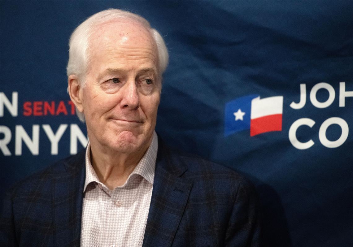 PollTracker2024's tweet photo. Senator John Cornyn (R-TX) just now 

“I've spent most of my time in the Senate building the Republican Party in Texas and in the US Senate, and I've always supported the Republican ticket and I intend to do so again in this general election.”

Seems like he’ll back Ken Paxton in the general against Talarico. #TexasSenate 

Source: NOTUS