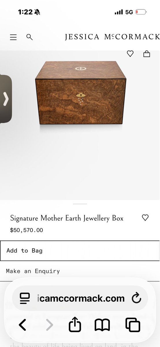 PebblesHooper's tweet photo. Can someone please make sense of Jessica McCormack jewellery prices and how she can charge $65k for a wooden box? https://t.co/fo29rSqs7K