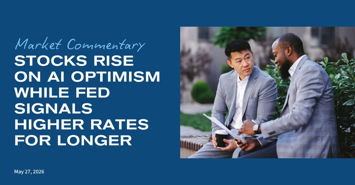 TiogaWealth's tweet photo. AI leadership, hotter inflation signals, and a changing of the guard at the Fed—Northwestern Mutual Wealth Management Company CIO Brent Schutte breaks down the economic data and markets news investors need to know. https://t.co/MzfUjVSWYB https://t.co/ktqV0wVNe6