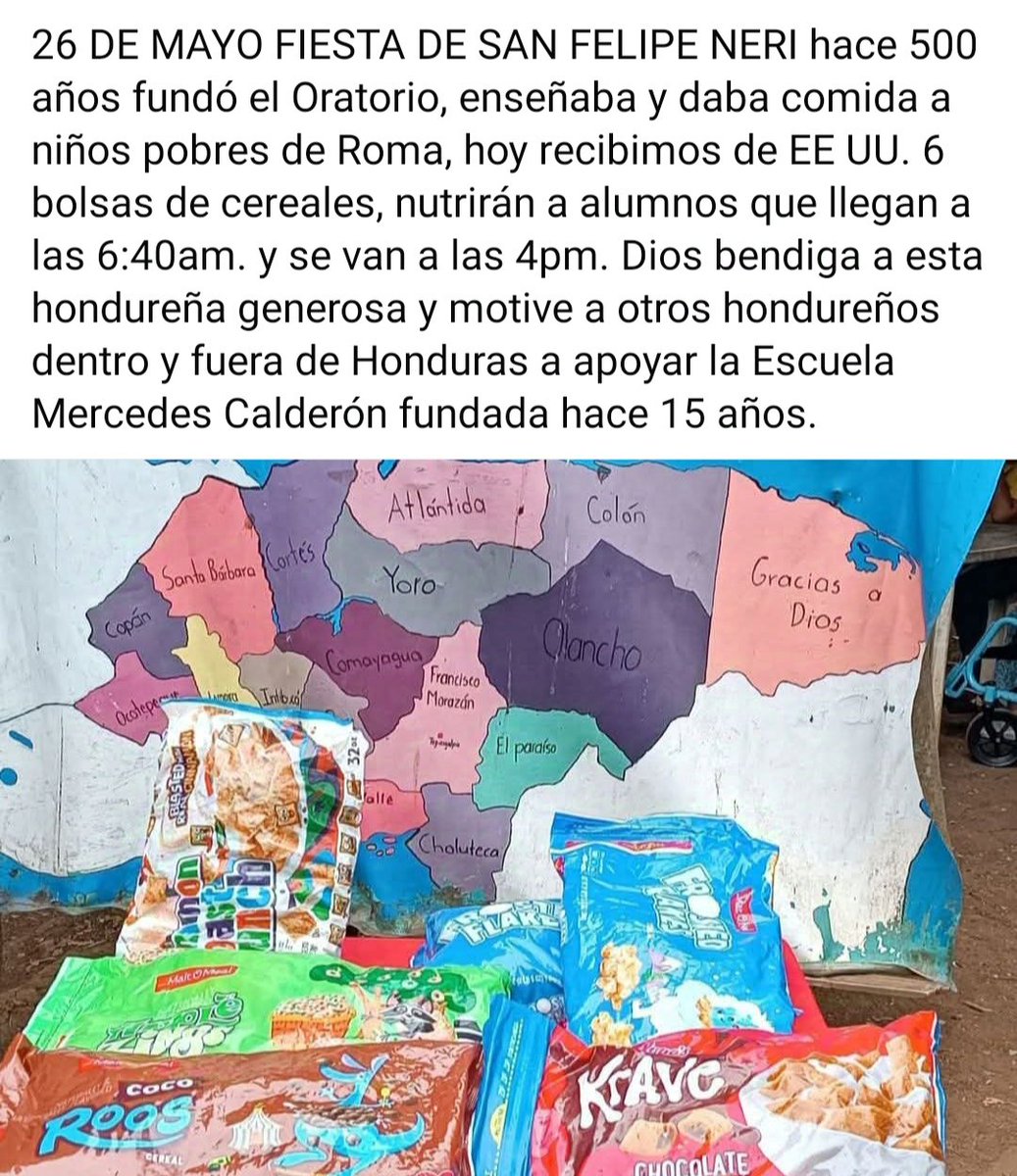 victorcortescal's tweet photo. San Felipe Neri murió de 80 años sirviendo a los niños pobres de Roma, es protector de la Escuela Mercedes Calderón @CardeMaradiaga @JoseVicenteNac1 @suyapamedios @asjhn1 @darocohn @DorinaMurillo @EstradaSelma @escoto_marlon @RosalpinaR @rogermmiralda @Seduc_HN @asjhn1 @aeunah https://t.co/euWymEn3ya