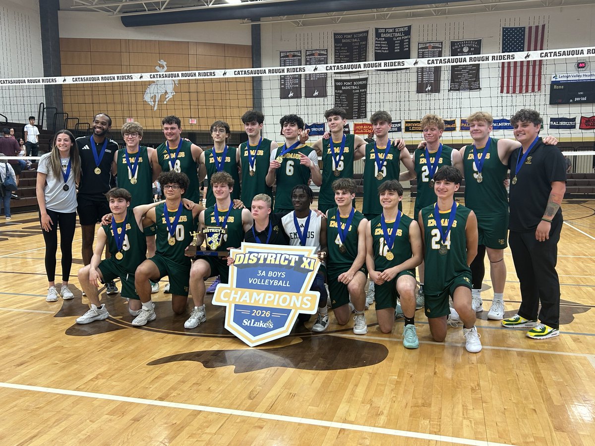 _EHSAthletics's tweet photo. District XI Champions - Emmaus HORNETS!!  Congratulations to these young men…next stop PIAA Tournament https://t.co/c7PCETNQzd