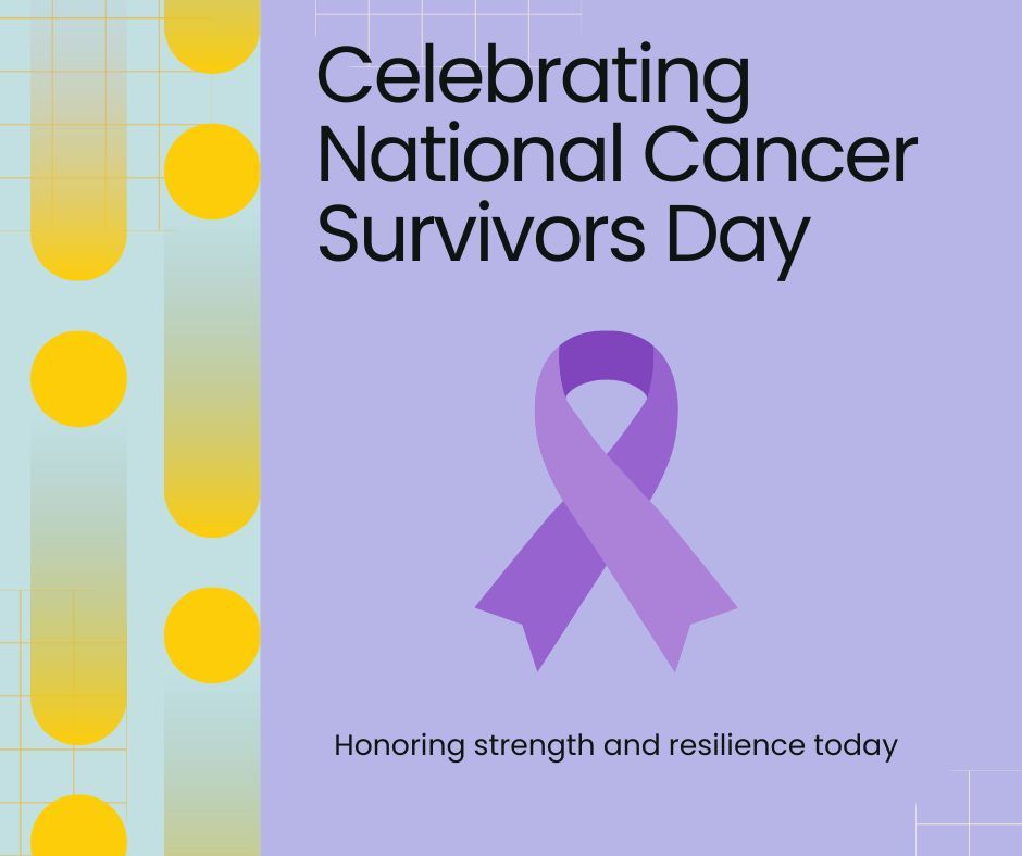 ECAware's tweet photo. June 7, 2026 — National Cancer Survivors Day.Honoring everyone who’s faced esophageal cancer and celebrating their courage.Share a survivor story or send a close-up of a smiling survivor to chawley@ecaware for use in a new video. https://t.co/fRowEr05lr