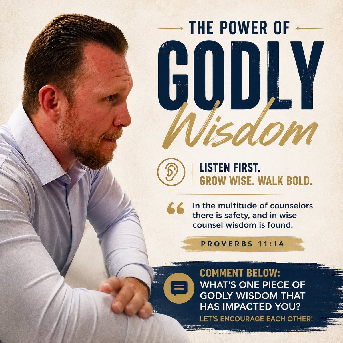 TSNLDAN's tweet photo. Too many people are trying to build a powerful life without listening to godly wisdom. Pride says, “I already know.” Wisdom says, “Teach me.”

The Bible says:
“Where no counsel is, the people fall: but in the multitude of counsellors there is safety.” — Proverbs 11:14 (KJV)

God will often speak through wise voices, correction, accountability, and people He places around you. Don’t ignore the counsel that could protect your future.

Some of the greatest breakthroughs in life come from learning to listen before reacting. Humility opens doors that pride keeps shut.

Comment: “LORD GIVE ME WISDOM” 👇