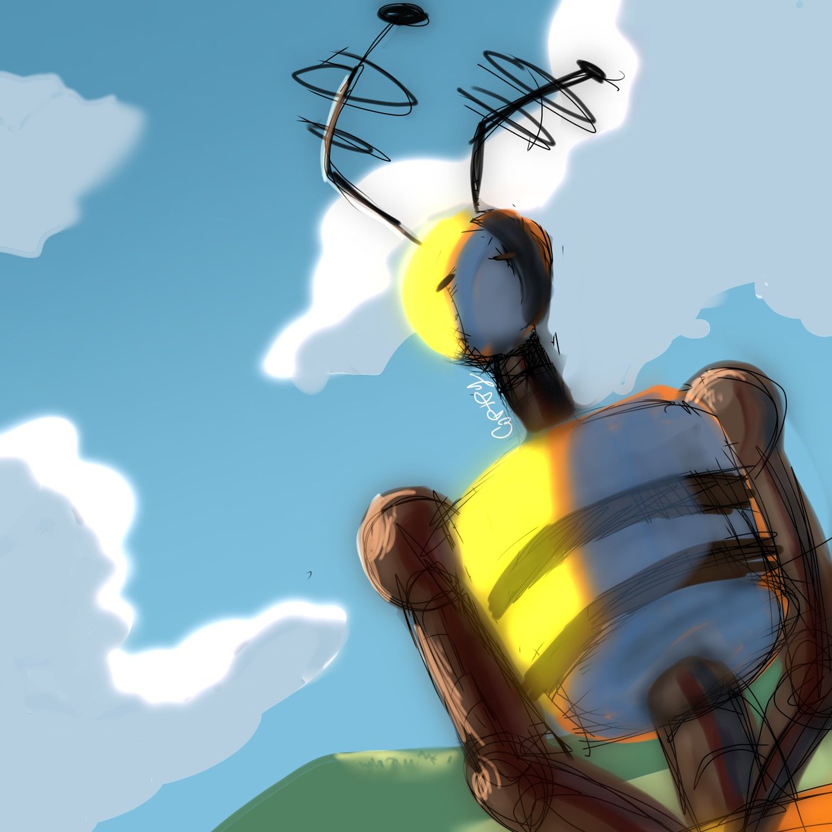 Coptpy's tweet photo. Drawing of colmena I redrew it because I liked how the design turned out 🥺 I hope you like it 🫪❤️ #qsmp #colmenaqsmp  #maximus #qsmp2 https://t.co/9bgCaUI7tJ