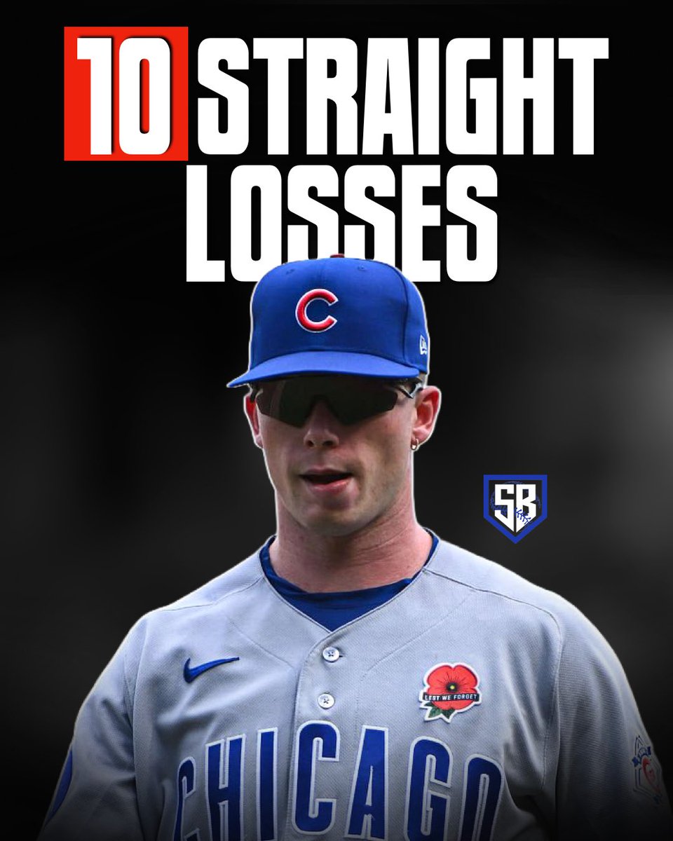 StrikeoutBuzzX's tweet photo. Make that 10 STRAIGHT LOSSES for the Chicago Cubs 😬

The Pirates spanked them around and blew them out 12-1, for a well deserved ‘Hot Garbage Treatment’ 🔥🗑️

Thoughts? 🤔 https://t.co/69rKb8REzK