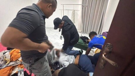 jacobincambodia's tweet photo. Sydney Crime Boss Shot Dead in Saigon. Samoan Hitmen Caught Hiding in Sihanoukville.

Lorenzo Laemalu, 24, was shot dead outside the Cee'f restaurant in Ho Chi Minh City's Ben Thanh Ward on May 21. Another Australian, Sauni Sam, was critically wounded. Laemalu was a senior figure in Sydney's Coconut Cartel, whose leadership had been running operations from Southeast Asia since fleeing Australia. He was previously tied to the Alameddine crime network through Proper 60, a Merrylands street gang whose name he had tattooed across his stomach.

Vaa Vaa and Tafia Steve flew into Vietnam on May 14 using fake Vietnamese-Australian passports in the names Lang Kenny Trong Minh Do and Justin John White. They watched the victims for a week before opening fire with military-grade weapons. Eight Vietnamese have been detained for allegedly helping them flee, including a driver who works the route to the Cambodian border.

The shooters made it across Cambodia to Sihanoukville. Cambodian police arrested them at a rental house in Sangkat 2 on May 24, acting on a request from Vietnam's Criminal Police Department. Vietnamese police described the arrest as "near the Vietnam-Cambodia border." Messages purportedly from the Alameddine network claimed credit for the killing.