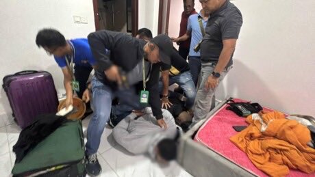 jacobincambodia's tweet photo. Sydney Crime Boss Shot Dead in Saigon. Samoan Hitmen Caught Hiding in Sihanoukville.

Lorenzo Laemalu, 24, was shot dead outside the Cee'f restaurant in Ho Chi Minh City's Ben Thanh Ward on May 21. Another Australian, Sauni Sam, was critically wounded. Laemalu was a senior figure in Sydney's Coconut Cartel, whose leadership had been running operations from Southeast Asia since fleeing Australia. He was previously tied to the Alameddine crime network through Proper 60, a Merrylands street gang whose name he had tattooed across his stomach.

Vaa Vaa and Tafia Steve flew into Vietnam on May 14 using fake Vietnamese-Australian passports in the names Lang Kenny Trong Minh Do and Justin John White. They watched the victims for a week before opening fire with military-grade weapons. Eight Vietnamese have been detained for allegedly helping them flee, including a driver who works the route to the Cambodian border.

The shooters made it across Cambodia to Sihanoukville. Cambodian police arrested them at a rental house in Sangkat 2 on May 24, acting on a request from Vietnam's Criminal Police Department. Vietnamese police described the arrest as "near the Vietnam-Cambodia border." Messages purportedly from the Alameddine network claimed credit for the killing.
