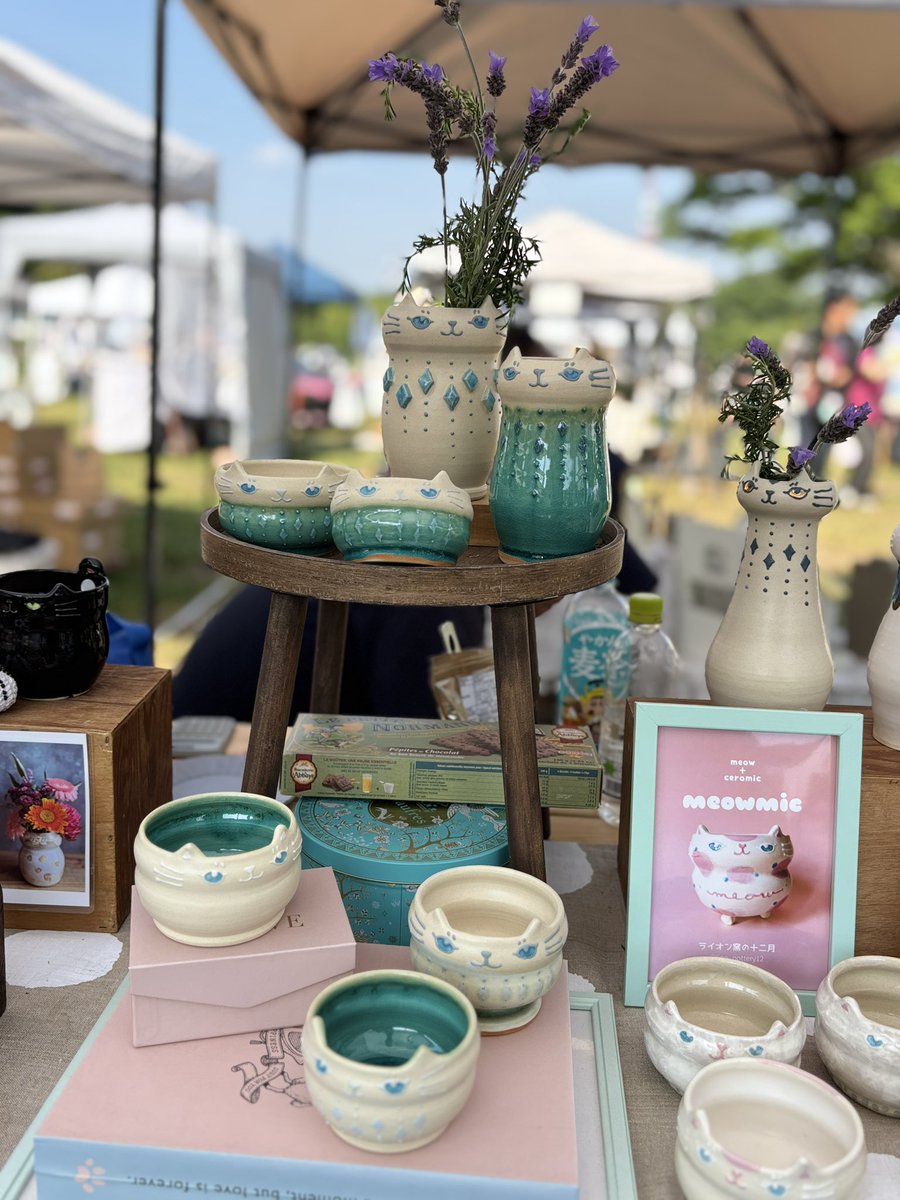 lion_pottery12's tweet photo. たくさんの猫好き、陶器好きさんに見ていただきたいです。
#立川　#ライオン窯の十二月 https://t.co/0jvurYHByn