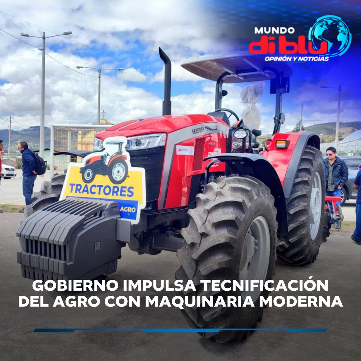 MundoDiblu's tweet photo. El Ministerio de Agricultura, Ganadería y Pesca invirtió más de USD 19,7 millones en 400 Soluciones de Mecanización Agroproductiva entre septiembre de 2025 y mayo de 2026.

Los nuevos tractores permitirán mecanizar unas 116 mil hectáreas productivas. https://t.co/91f0dNTlCY