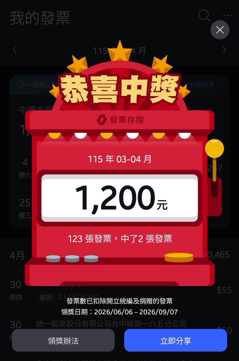 smallteddyB's tweet photo. 這個月中了1200，抽個推友請我吃飯 https://t.co/ZFg4GirI2S