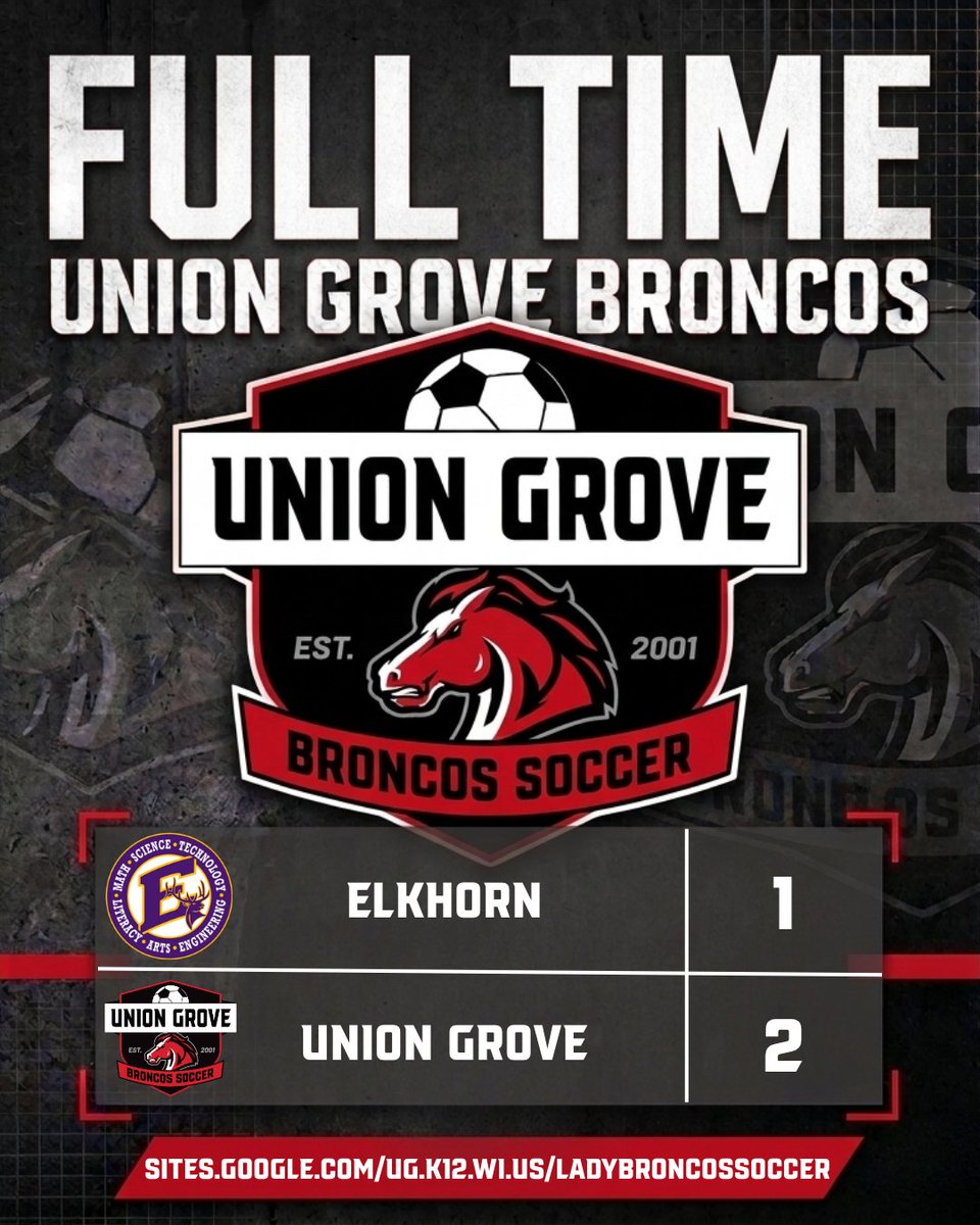 Union Grove Broncos Soccer tweet media