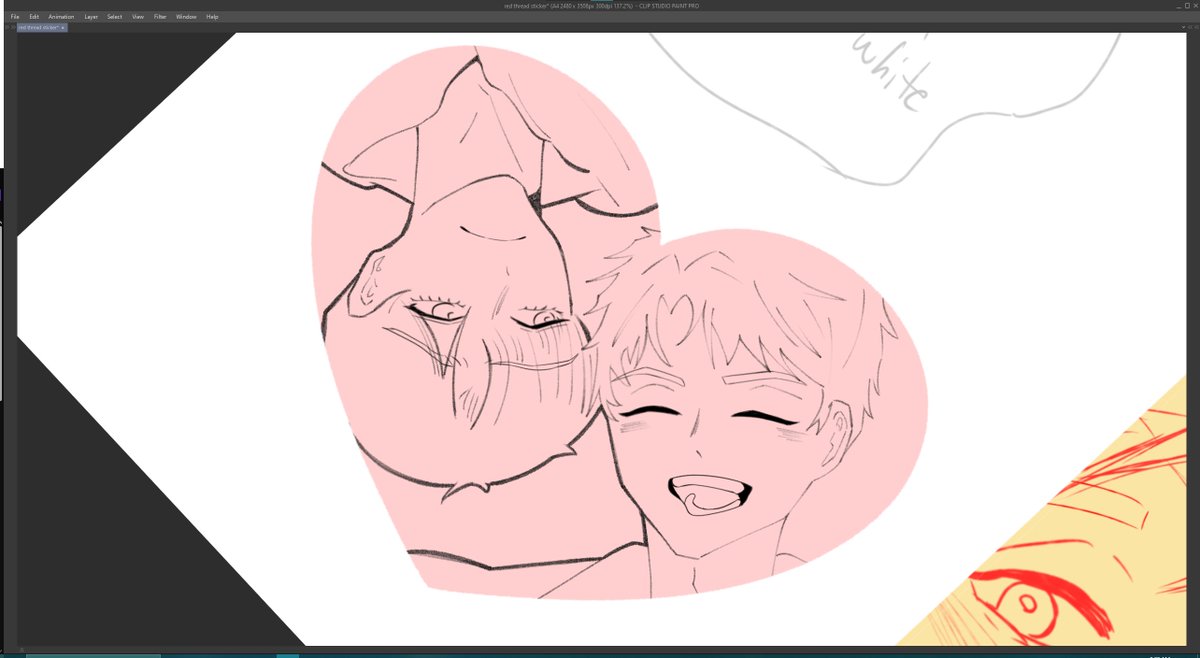dol__eva's tweet photo. My stylus for my galaxy tablet broke suddenly in the dark while drawing, so now I have to draw on CSP. It's been so long since I last used it. Kinda miss my CSP brushes ngl. https://t.co/LiUWWrLEQz