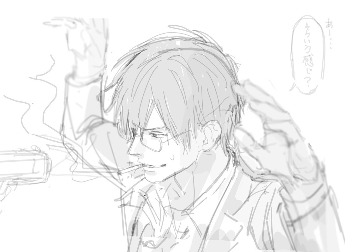 milligram_225's tweet photo. 過去に描いた大先生
＋昨日描いたもの https://t.co/mtglAW7NpS