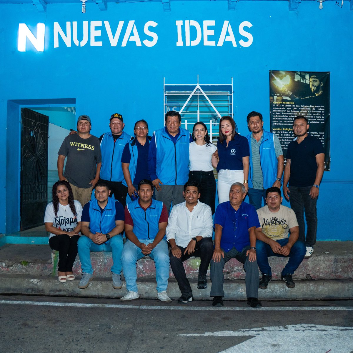 suecallejas's tweet photo. Qué bonito compartir y seguir coordinando junto a la estructura de Nuevas Ideas Distrital Nejapa 💙🙌🏼.

Estamos preparando actividades y espacios de sana convivencia y cultura para compartir con nuestra gente en San Salvador Oeste 🇸🇻.

Se vienen cosas interesantes para las familias de Nejapa 👀🔥🎷.
